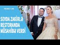 Sevda Yahyayeva gəlinlikdə restoranda müsahibə verdi - Toya girməmiş nələr dedi?