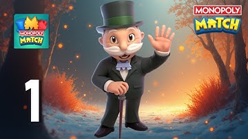 MONOPOLY Match - Gameplay Walkthrough Part 1 - Level 1 ~ 10 (Android, IOS)