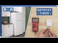 How to Test & Replace a Defrost Timer in a Refrigerator