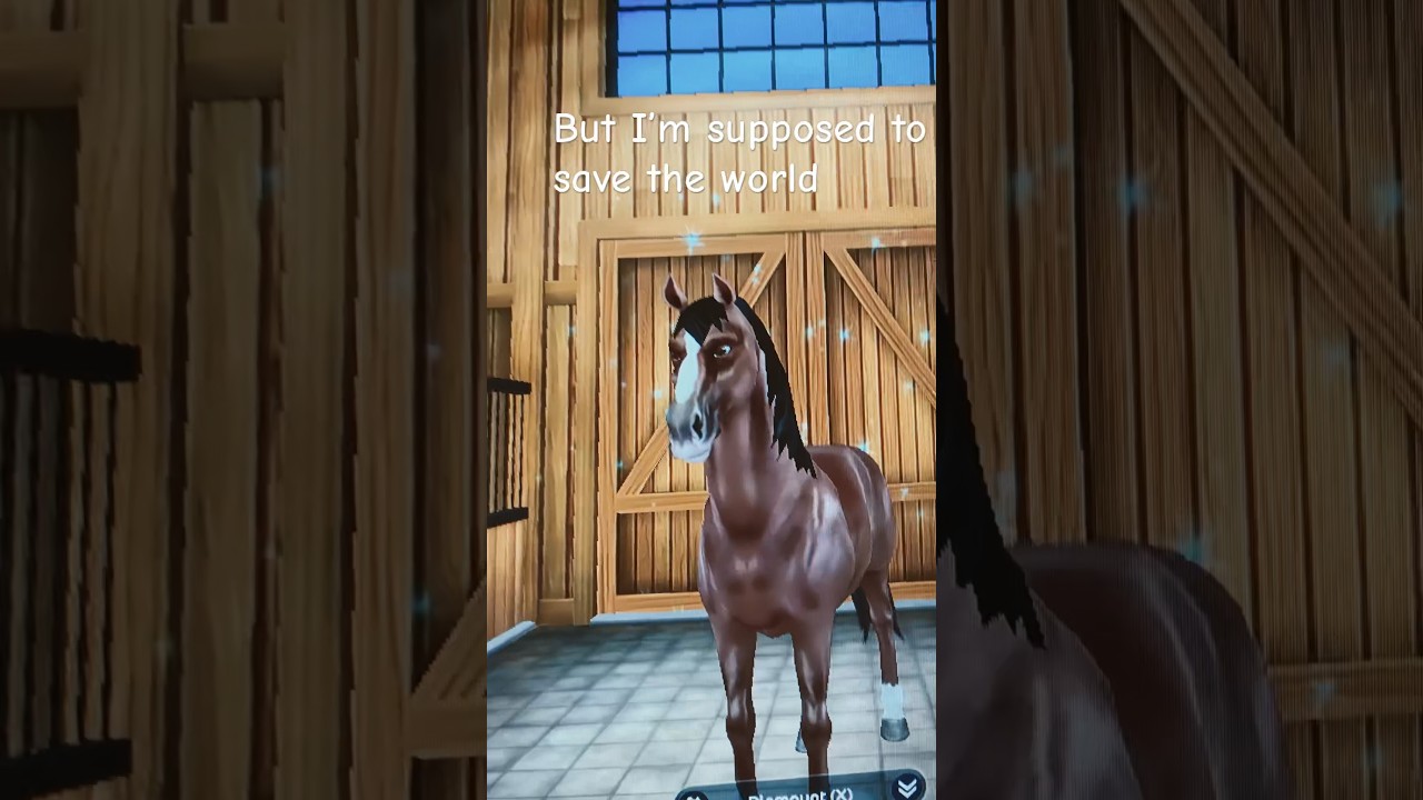 So misses the old horses sometimes 