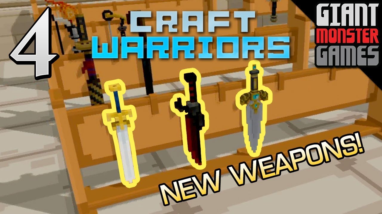 Craft Warriors v1.8.7 Update with New Weapons Ep 4 YouTube