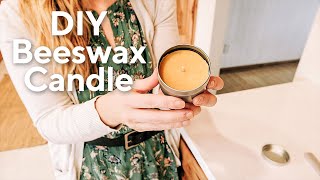 How to Make DIY Beeswax Essential Oil Candles