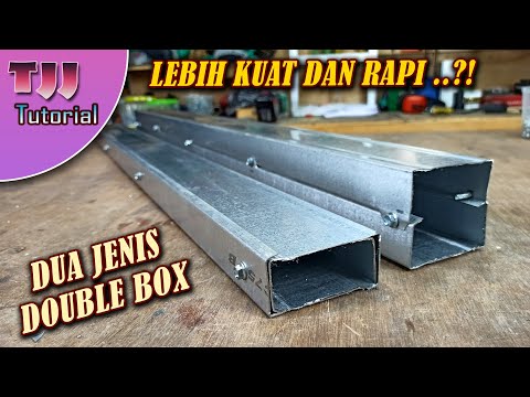 Cara membuat dua model dobel box kanal c bajaringan