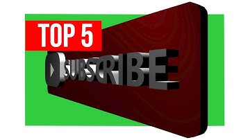 TOP 5 Gaming channel subscribe green screen animations | No copyright | Free to use
