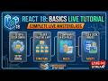 REACT 18 MASTERCLASS: From Scratch to First App (Live Complete Guide)