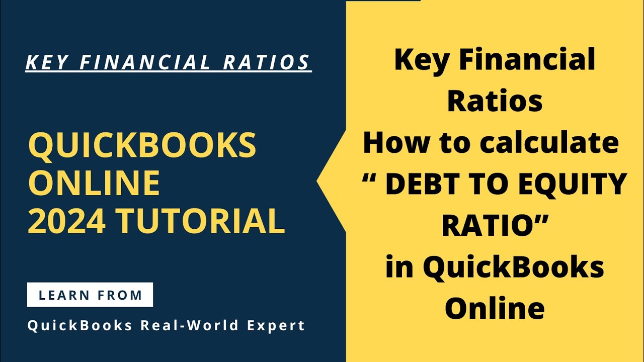 Key Financial Ratios - How to calculate DEBT TO EQUITY RATIO D/E in ...