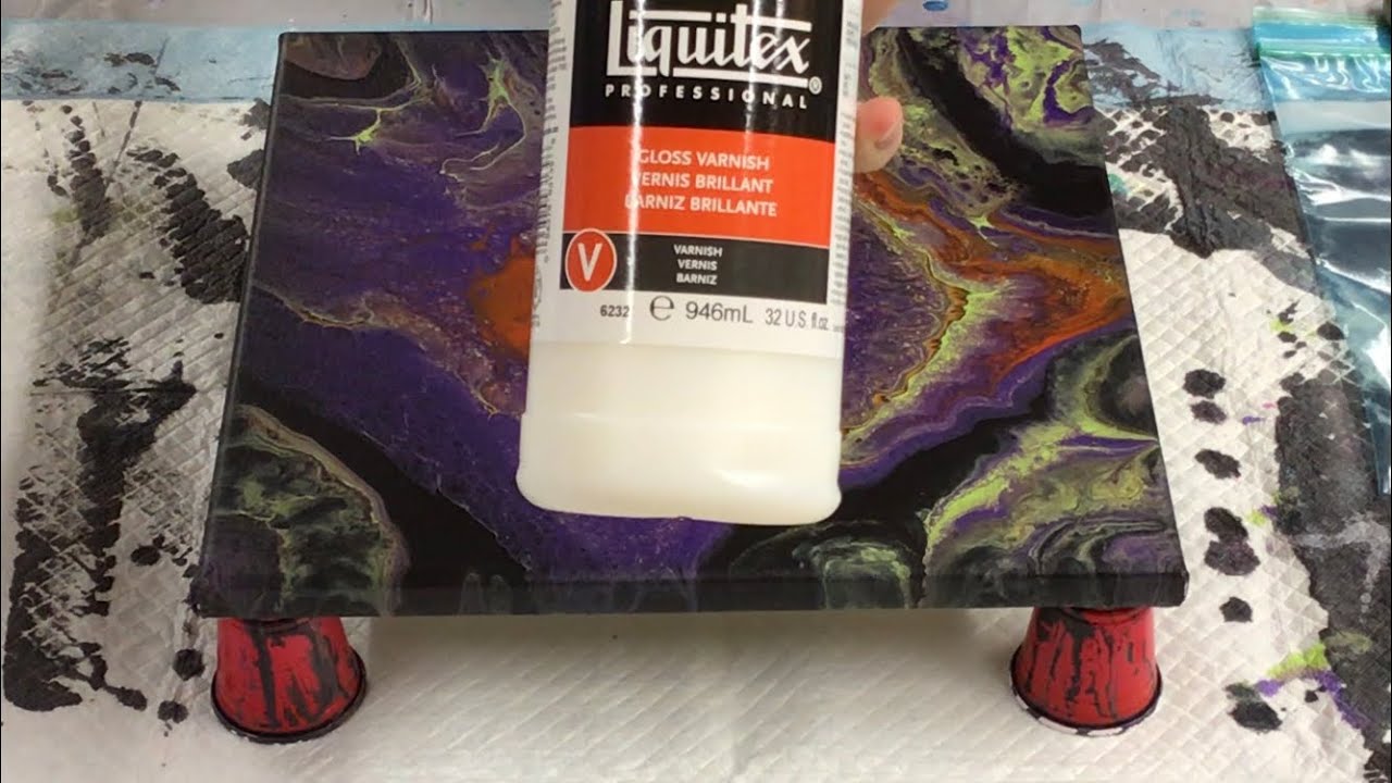 17 Beginner's Varnishing acrylic canvas painting and How to fix