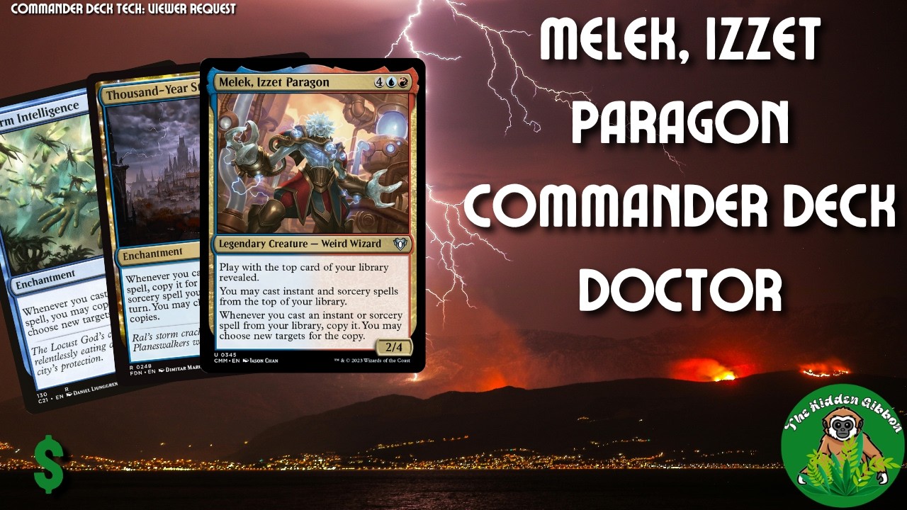 Melek, Izzet Paragon | Izzet, Precon, Spellslinger | MTG Commander Deck Doctor | Viewer Request