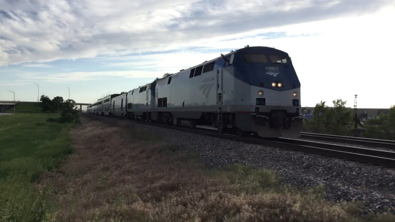 16 Hour Late Amtrak 6 (Arrives and) Departs Lincoln, Nebraska with