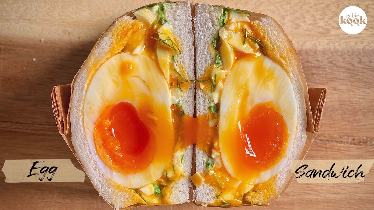 반숙 에그 샌드위치🥚그리고 새우튀김 샌드위치🍤, 카레 에그인헬 🍳