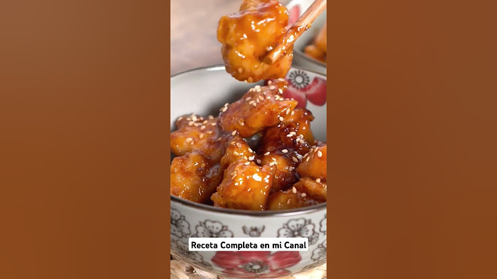 Pollo a la Naranja Estilo Asiático. Receta completa en mi Canal.   #receta #comida #pollo