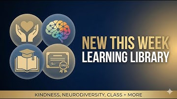 What’s New in the Onlinevents Learning Library This Week: Kindness, Neurodiversity, Class, and More