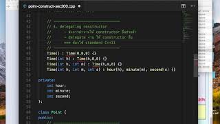[C++ 9.3] Constructor แบบที่ 4 delegating constructors