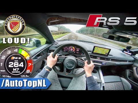 Audi RS5 2.9 TFSI Manhart 500HP AUTOBAHN POV 284km/h By AutoTopNL