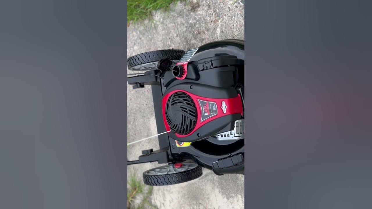 Briggs & Stratton E450 motor. Walmarts black max 125cc mower YouTube