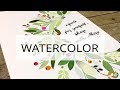 watercolor painting: embellishing around a quote