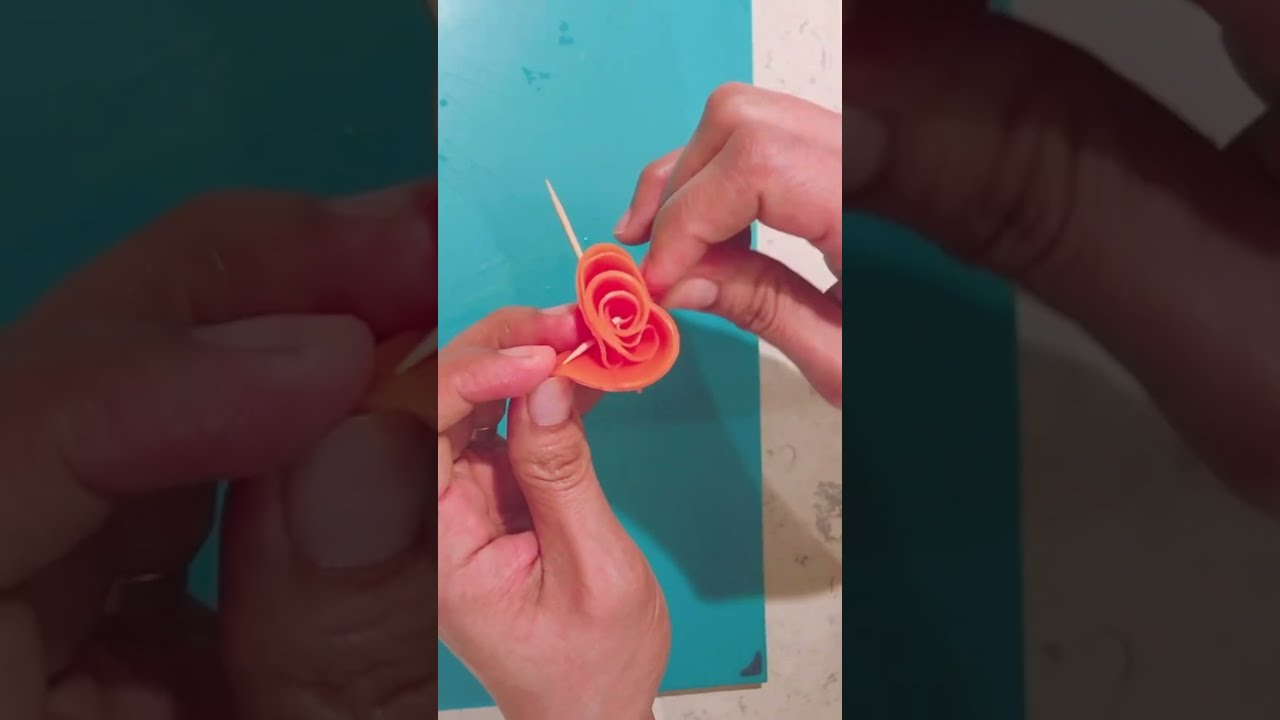 Carrot Turn Into Flower How To Carve Fruit Veggies Viral Carrot Turn Into Flower How To Carve Fruit Veggies Viral
