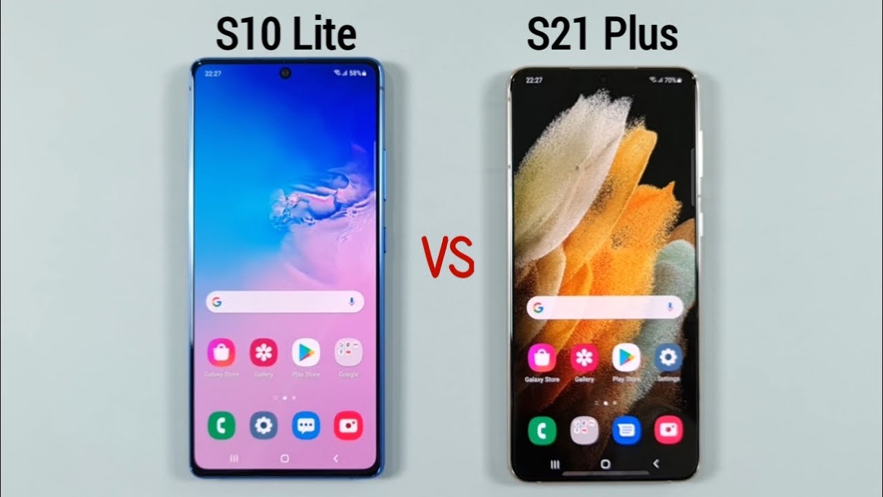 Samsung S10 Lite vs Samsung S21 Plus Speed Test & Camera Comparison -  YouTube