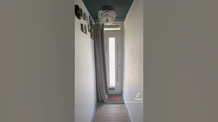 Renter friendly home hack - how to hang curtains without using a drill