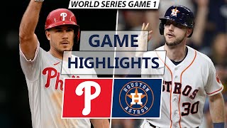 Philadelphia Phillies vs. Houston Astros Highlights | World Series Game 1