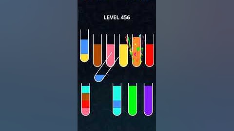 COLOR SORT PUZZLE LEVEL 456