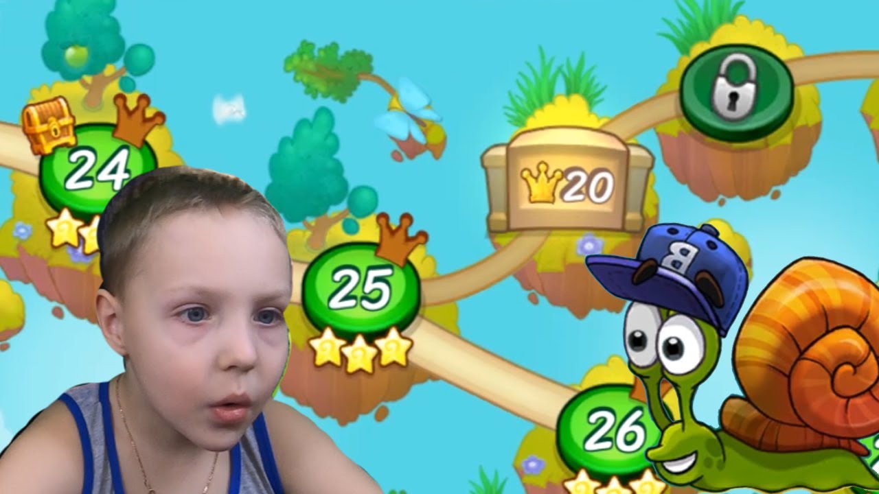 Snail Bob 3  уровни за короны!