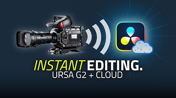The FUTURE is Here! URSA G2 Blackmagic Cloud Workflow - DaVinci Resolve Remote Camera Tutorial