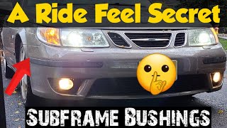 My Cheap & Rare 2004 Saab 9-5 Aero Get NEW SUBFRAME Bushings! #savesaab