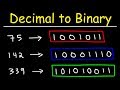 Converting Decimal Numbers to Binary Using Subtraction and Successive Division Methods