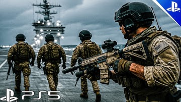 STEALTH TACTICAL ELIMINATIONS ON THE HIGH SEAS / Call of Duty Tactical Gameplay Realistic (PS5 4K)