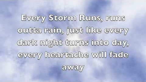 Every Storm (Runs outta rain) Gary Allen
