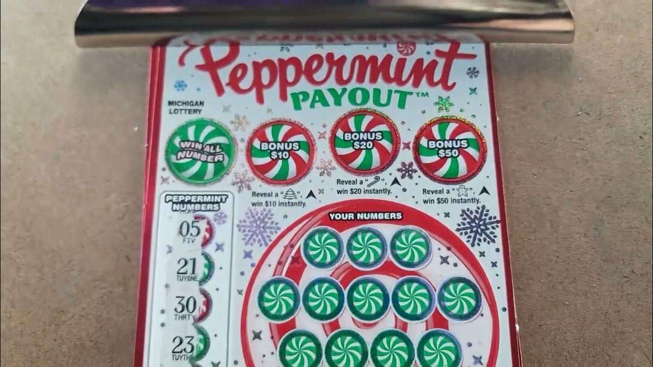 Peppermint Payout - Michigan Lottery - 11/1/23 - YouTube