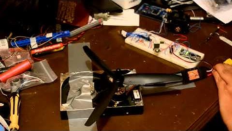 Test ESC, Brushless motor, propeller and arduino
