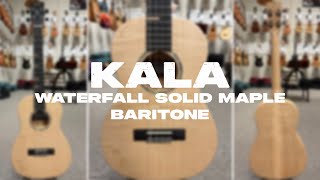 Kala Waterfall KA-WA-AFB B Solid Maple Baritone Ukulele Demo/Review at Aloha City Ukes