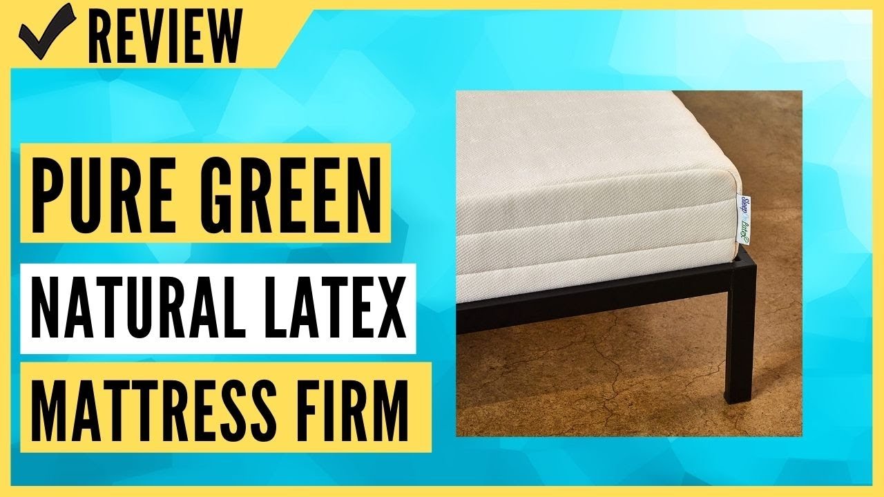 pure green 100 natural latex mattress topper king