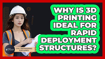Why Is **3D Printing** Ideal For **rapid Deployment Structures**? - Civil Engineering Explained