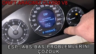 We solved the ABS, ESP, BAS Problems of our drift learning car. CLK 500 V8