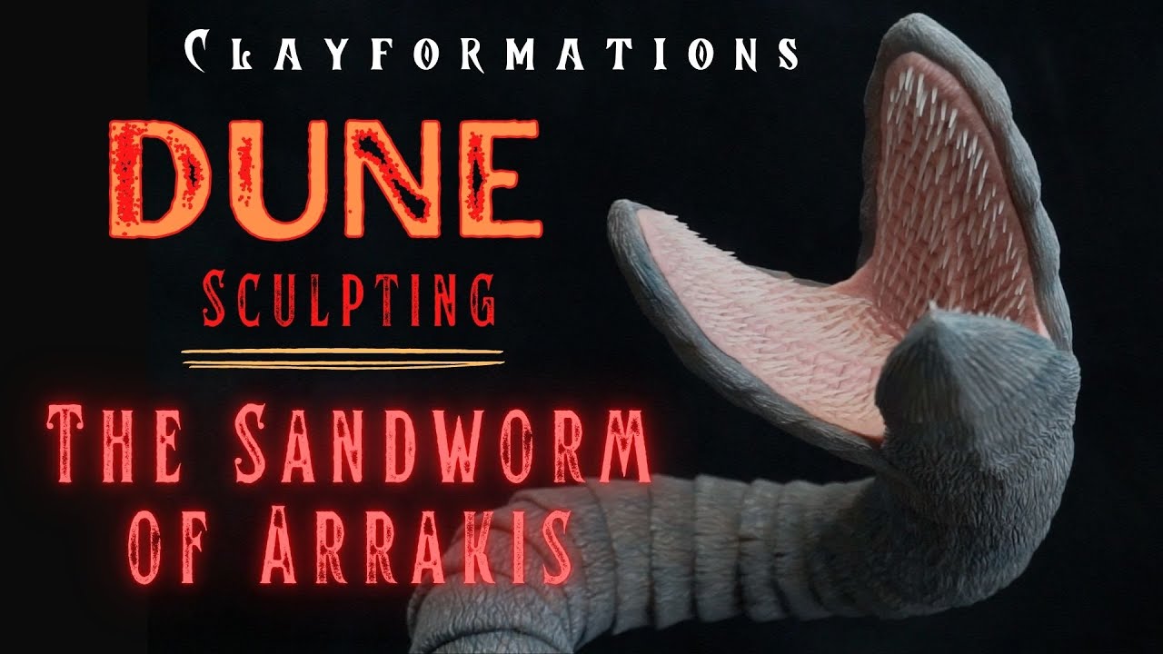 Shihulude Sand Worm of DUNE - Polymer Clay Sculpture Tutorial - YouTube
