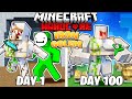 I Survived 100 DAYS as an IRON GOLEM in HARDCORE Minecraft!