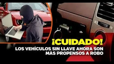 ¿Cómo se puede evitar el robo de coches sin llave?