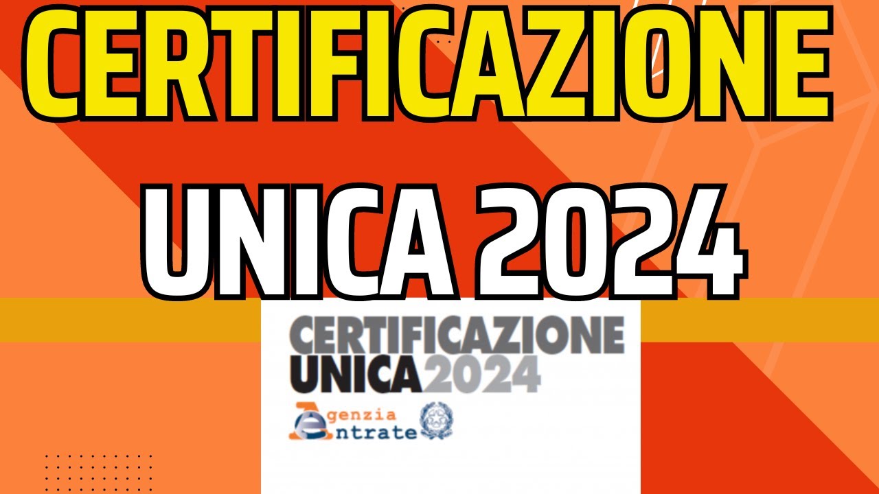 CERTIFICAZIONE UNICA 2025 AGENZIA DELLE ENTRATE agenziaentrate YouTube