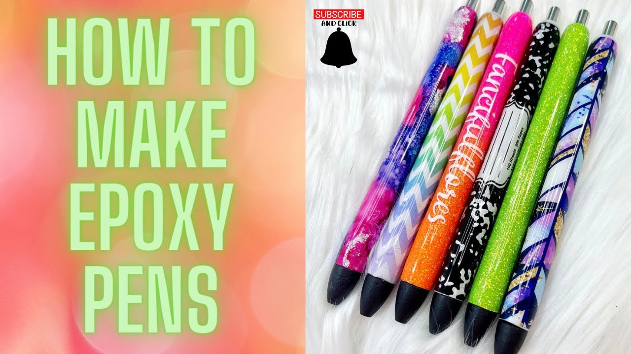 How to make epoxy pens! 