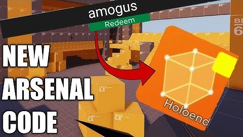 NEW ARSENAL CODE! (free kill effect)