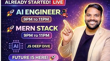 Future Is Here! Live AI & MERN Training Started 🚀 Join Now