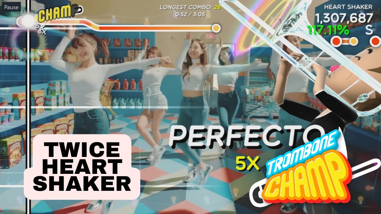 TWICE HEARTSHAKER Trombone Champ Kpop Custom Chart Debut Album