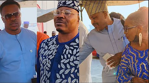Saidi Balogun.Ayo Mogaji,Atorise, Mr Macaroni, Murphy Afolabi Storms Iyabo Ojo Mum's Burial In Style