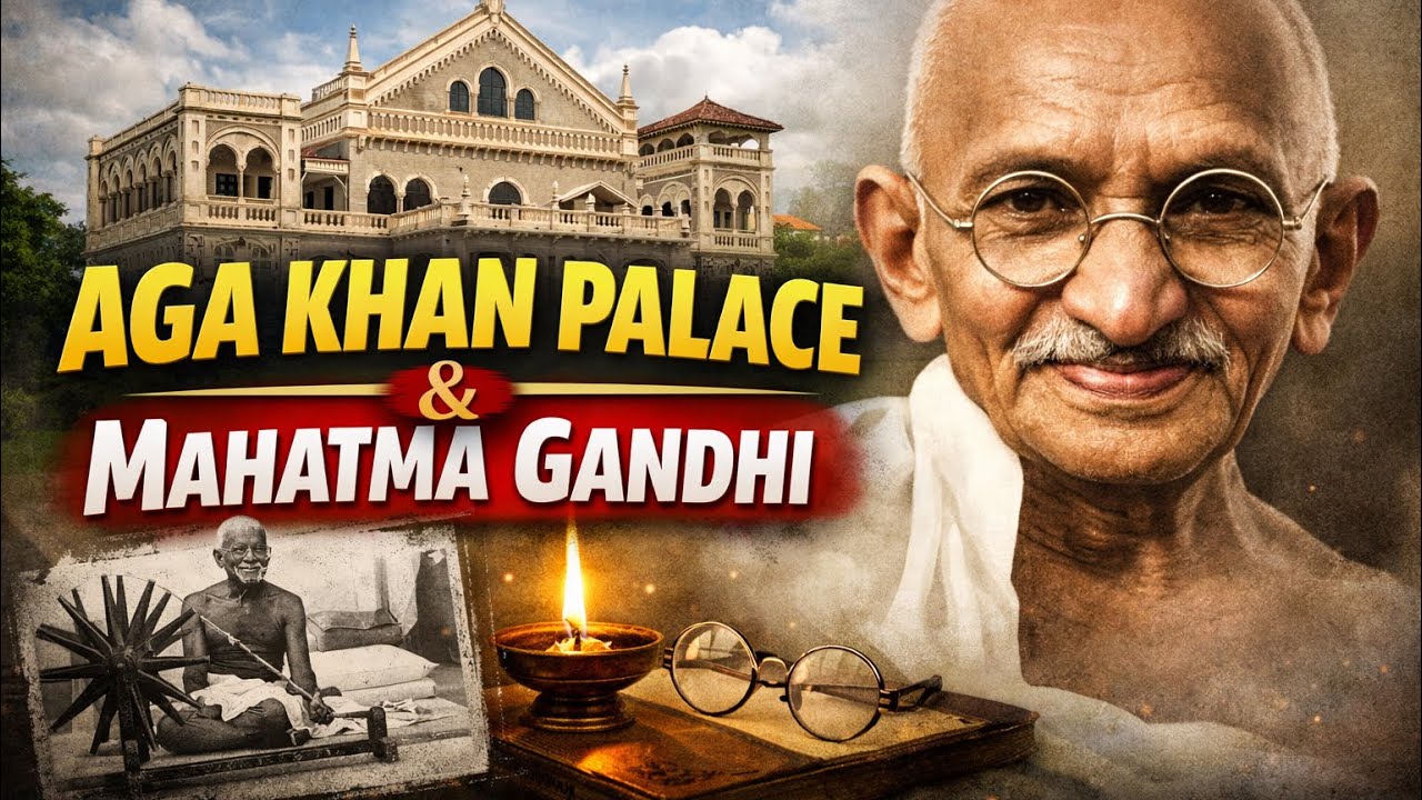 AGA KHAN Palace in Pune (Mahatma Gandhi)