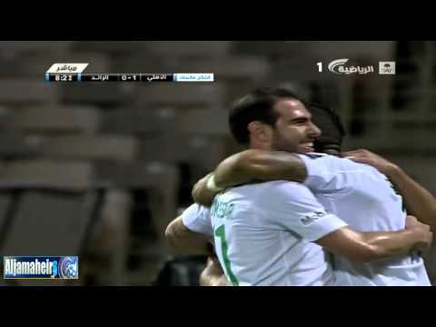 اهداف مباراة الاهلى والرائد دورى زين السعودى اليوم 28-3-2013