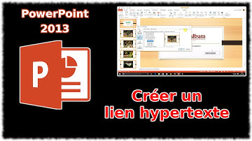 Tuto PowerPoint 2013 - Créer un lien hypertexte