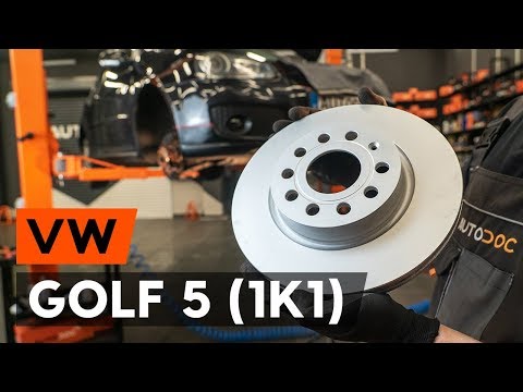Как заменить передние тормозные диски на VW GOLF 5 (1K1) [ВИДЕОУРОК AUTODOC]